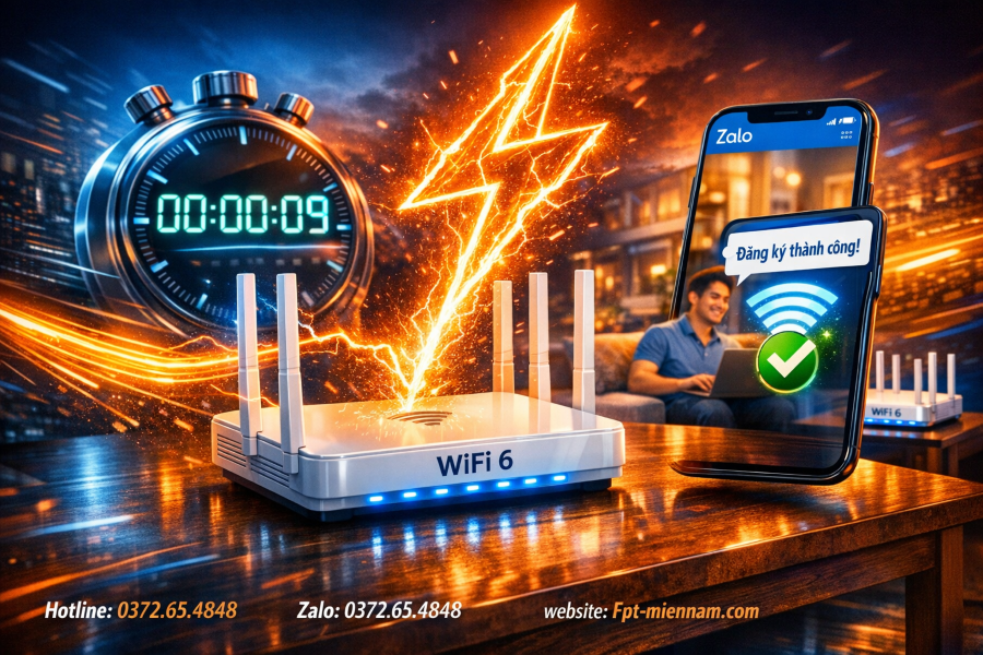 Cách đăng ký WiFi FPT nhanh nhất: Có mạng ngay trong ngày