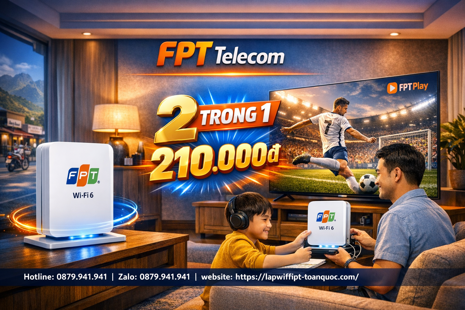 Combo Wifi Fpt Bá Thước
