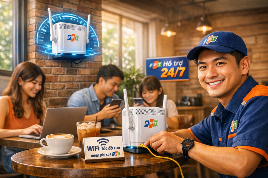 Lắp mạng FPT Long Hồ cho hộ kinh doanh: Bí quyết kinh doanh hiệu quả
