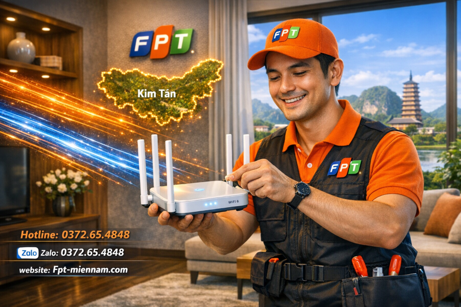 Lắp WiFi FPT thị trấn Kim Tân, Thạch Thành: Tốc độ đỉnh cao - Ngập tràn quà tặng