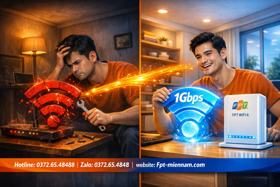 WiFi chập chờn thường xuyên: Có nên đổi sang lắp mạng FPT?